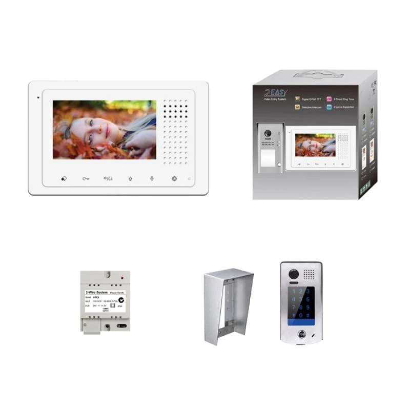 KIT VIDEO AO 4,3 POUCES SANS MÉMOIRE + CAMERA SAILLIE AVEC DIGICODE 1 KIT VIDEO AO 4,3 POUCES SANS MÉMOIRE + CAMERA SAILLIE AVEC DIGICODE