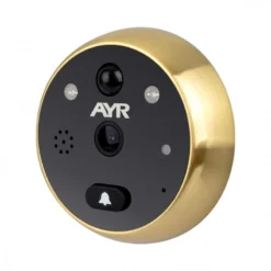 AYR760 Judas Numérique (Satin Nickel) AYR -Automatisme de portail 5.ayr mirilla digital wifi 760 6 laton satinado 800x800