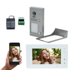 KIT VIDEO AO WIFI 7 POUCES CAMERA SAILLIE AVEC MÉMOIRE AUTOMATISME ONLINE