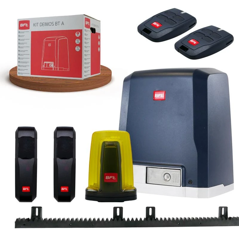 Kit DEIMOS BT A400 Motorisation Coulissant BFT + Crémaillère 1 Kit DEIMOS BT A400 Motorisation Coulissant BFT + Crémaillère