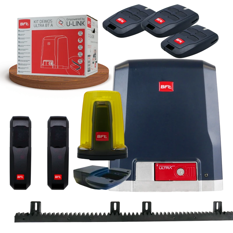 Kit DEIMOS BT ULTRA A400 Motorisation Coulissant BFT + 1 Télécommande