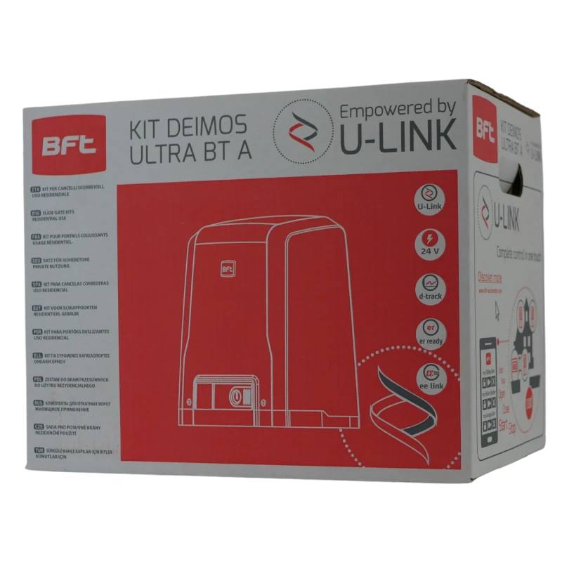 Kit DEIMOS BT ULTRA A400 Motorisation Coulissant BFT + Crémaillère 2 Kit DEIMOS BT ULTRA A400 Motorisation Coulissant BFT + Crémaillère – Image 2