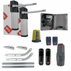 KIT E5 BT A18 MOTORISATION PORTAIL BATTANT PACK GLISSIERES BFT