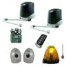 10854525F KIT FLIPPER DOUBLE BASIC Motorisation à Bras Pour Portail 2 Battants SEA 24V