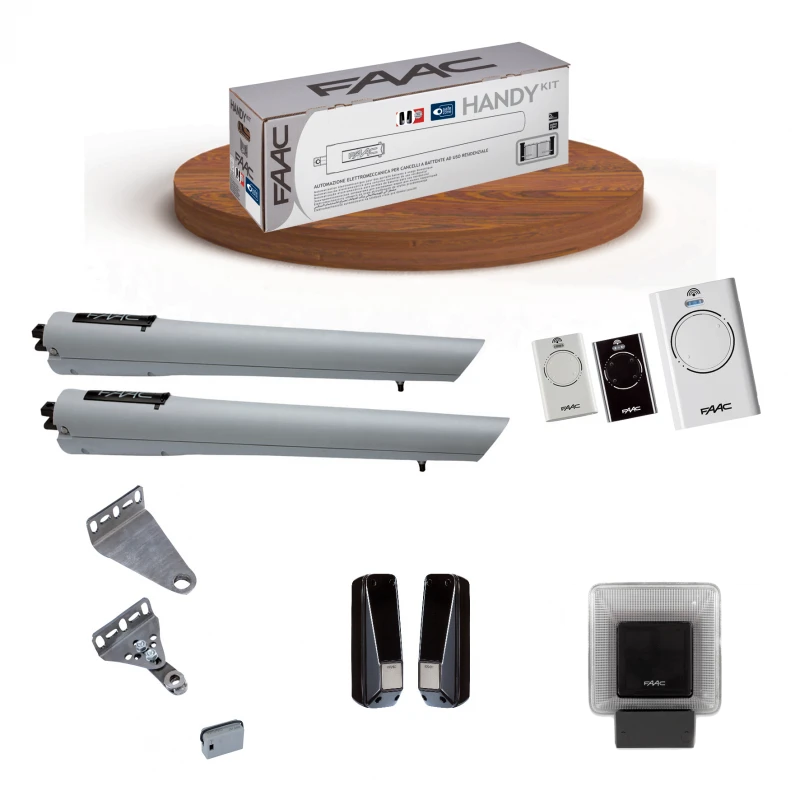 KIT HANDY INTEGRAL Motorisation Portail Battant FAAC 24V 1 KIT HANDY INTEGRAL Motorisation Portail Battant FAAC 24V