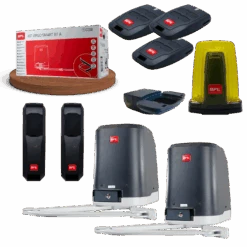 Kit VIRGO SMART BT A20 Automatisme Portail 2 Battants BFT 24 V + ACCESSOIRES SUPPLEMENTAIRES