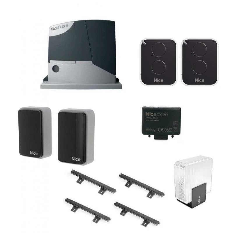 RobusKit 400 Motorisation Coulissant Commande Bidirectionnelle NICE Avec Accessoires 1 RobusKit 400 Motorisation Coulissant Commande Bidirectionnelle NICE Avec Accessoires