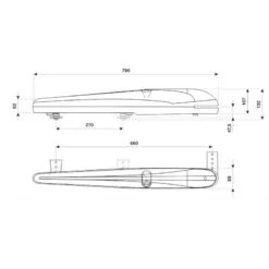 KBOB3024E Kit De Motorisation Pour Portail Battant Jusqu'à 3 Mètres BENINCA -Automatisme de portail schema bob3024e 800x800 1