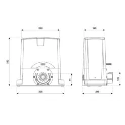 KBULL624 TURBO Kit De Motorisation Rapide Pour Portail Coulissant BENINCA 13 KBULL624 TURBO Kit De Motorisation Rapide Pour Portail Coulissant BENINCA -Automatisme de portail schema bull 624 800x800