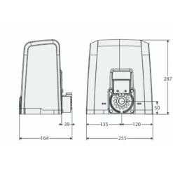 Kit DEIMOS BT A600 Motorisation Coulissant BFT + Crémaillère -Automatisme de portail size deimos a 800x800