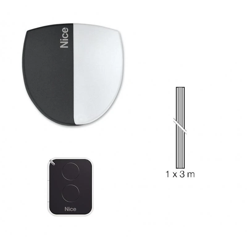 SPINBUSKIT 23 Motorisation Portes De Garage NICE 24V, Avec Rail 1 SPINBUSKIT 23 Motorisation Portes De Garage NICE 24V, Avec Rail