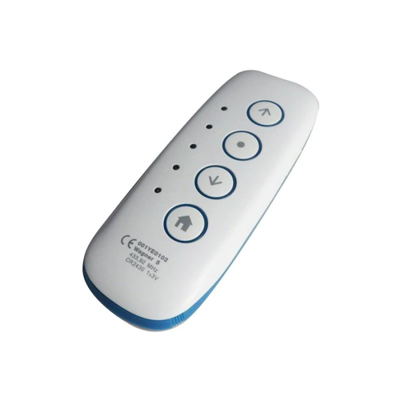 WAGNER Emetteur 5 Canaux Blanc Avec Support Mural CAME 1 WAGNER Emetteur 5 Canaux Blanc Avec Support Mural CAME